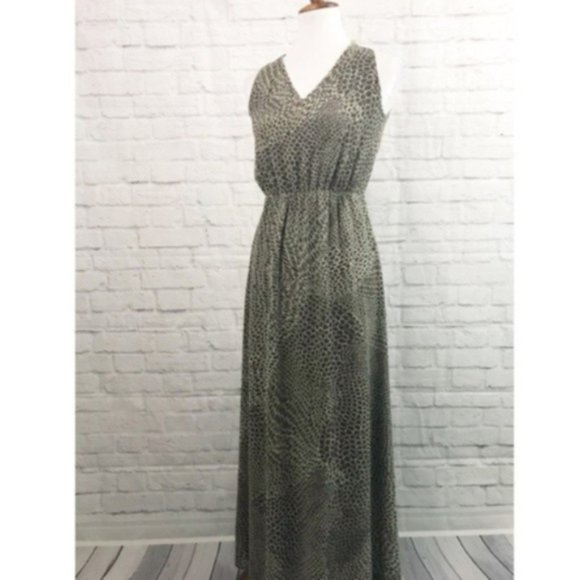 Banana Republic Sleeveless Print Maxi size 4P - Picture 1 of 5